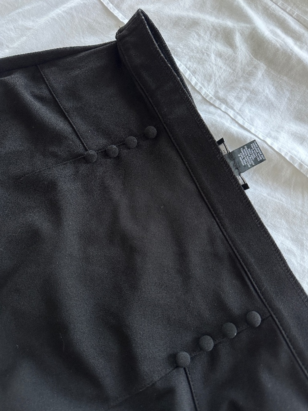 Vintage NYCC Black Pencil Skirt Size Large